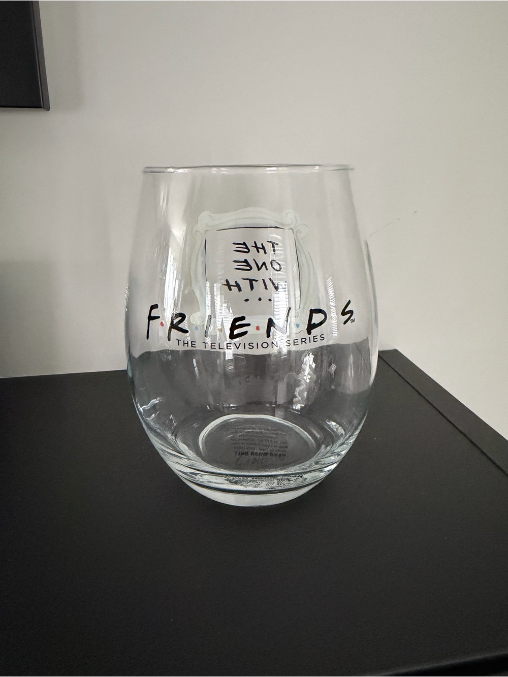 Friends TV Series Stemless Wine Glass - Clear